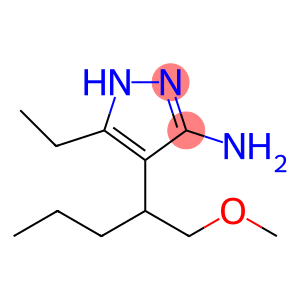 1H-Pyrazol-3-amine,5-ethyl-4-[1-(methoxymethyl)butyl]-(9CI)