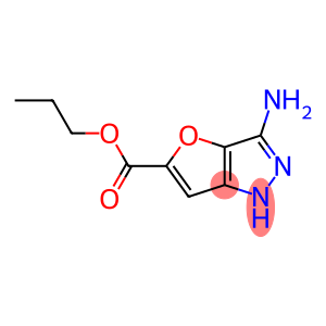 1H-Furo[3,2-c]pyrazole-5-carboxylic acid, 3-amino-, propyl ester