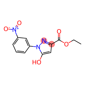 1H-Pyrazole-3-carboxylic acid, 5-hydroxy-1-(3-nitrophenyl)-, ethyl ester