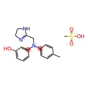 m-(n-(2-imidazolin-2-ylmethyl)-p-toluidino)-phenomonomethanesulfonate(sal