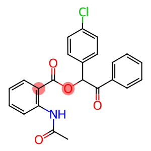 1-(4-chlorophenyl)-2-oxo-2-phenylethyl 2-(acetylamino)benzoate