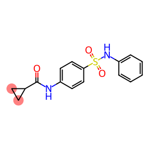 N-[4-(anilinosulfonyl)phenyl]cyclopropanecarboxamide