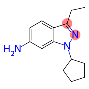 1H-Indazol-6-amine, 1-cyclopentyl-3-ethyl-