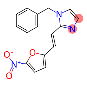 1-Benzyl-2-[(E)-2-(5-nitro-2-furyl)vinyl]-1H-imidazole