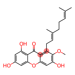 1-[(2Z)-3,7-dimethylocta-2,6-dien-1-yl]-3,6,8-trihydroxy-2-methoxy-9H-xanthen-9-one