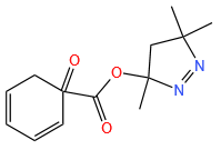 3H-Pyrazol-3-ol, 4,5-dihydro-3,5,5-trimethyl-, 3-benzoate, 1-oxide