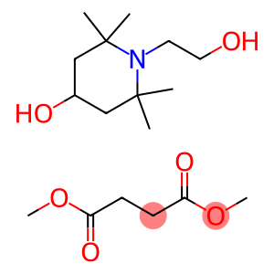 丁二酸二甲酯与4-羟基-2,2,6,6-四甲基-1-哌啶乙醇的聚合物
