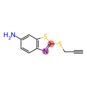 6-Benzothiazolamine,2-(2-propynylthio)-(9CI)