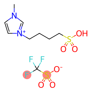 4-(3-甲基-1H-咪唑-3-鎓-1-基)丁-1-磺酸盐三氟甲磺酸盐