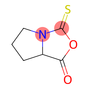 1H,3H-Pyrrolo[1,2-c]oxazol-1-one, tetrahydro-3-thioxo-