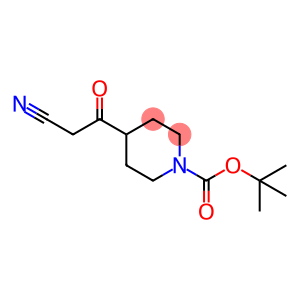 tert-Butyl 4-(cyanoacetyl)piperidine-1-carboxylate, 1-(tert-Butoxycarbonyl)-4-(cyanoacetyl)piperidine, 3-[1-(tert-Butoxycarbonyl)piperidin-4-yl]-3-oxopropanenitrile