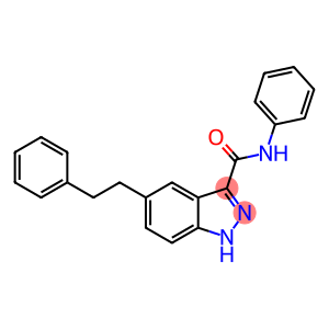 5-苯乙基-N-苯基-1氢-吲唑-3-甲酰胺