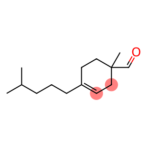 1-methyl-4-(4-methylpentyl)cyclohex-3-ene-1-carbaldehyde