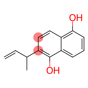 1,5-Naphthalenediol, 2-(1-methyl-2-propenyl)- (9CI)