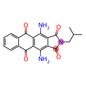 4,11-diamino-2-(2-methylpropyl)-1H-naphth[2,3-f]isoindole-1,3,5,10(2H)-tetrone