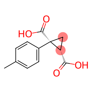 1,2-Cyclopropanedicarboxylic acid, 1-(4-methylphenyl)-, (1R,2S)-