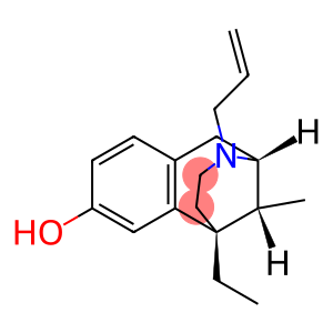 2,6-Methano-3-benzazocin-8-ol, 6-ethyl-1,2,3,4,5,6-hexahydro-11-methyl-3-(2-propen-1-yl)-, (2R,6R,11R)-