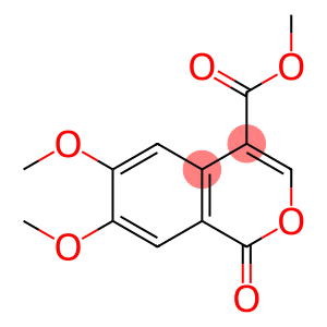 甲基6,7-二甲氧基-1-氧亚基-1H-异色烯-4-甲酸基酯