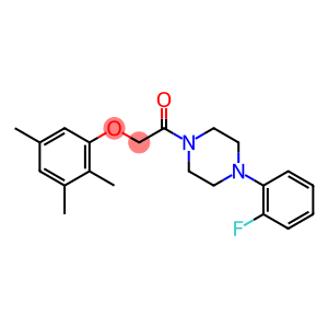 Ethanone, 1-[4-(2-fluorophenyl)-1-piperazinyl]-2-(2,3,5-trimethylphenoxy)-