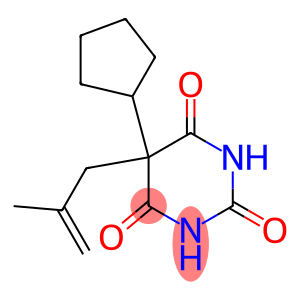5-cyclopentyl-5-methallyl-barbituric acid