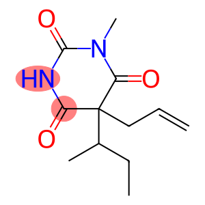 5-Allyl-5-sec-butyl-1-methylbarbituric acid