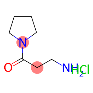 3-amino-1-(pyrrolidin-1-yl)propan-1-one hydrochloride (1:1)