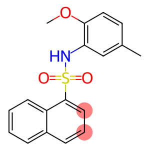 1-Naphthalenesulfonamide, N-(2-methoxy-5-methylphenyl)-