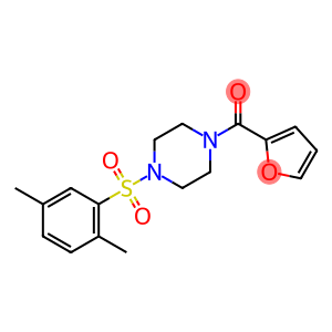 1-[(2,5-dimethylphenyl)sulfonyl]-4-(2-furoyl)piperazine