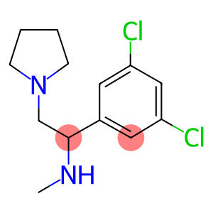1-Pyrrolidineethanamine, α-(3,5-dichlorophenyl)-N-methyl-