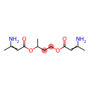 2-Butenoic acid, 3-amino-, 1-methyl-1,3-propanediyl ester (9CI)