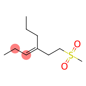 3-Heptene, 4-[2-(methylsulfonyl)ethyl]-, (E)- (9CI)
