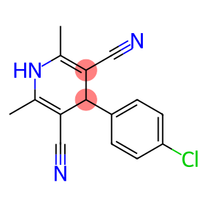 3,5-Pyridinedicarbonitrile, 4-(4-chlorophenyl)-1,4-dihydro-2,6-dimethyl-