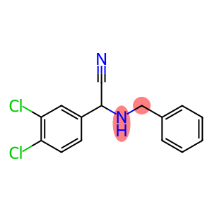 Benzeneacetonitrile, 3,4-dichloro-α-[(phenylmethyl)amino]-