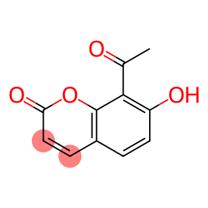 2H-1-Benzopyran-2-one, 8-acetyl-7-hydroxy-