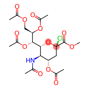 β-Neuraminic acid, N-acetyl-2-chloro-2-deoxy-, methyl ester, 4,7,8,9-tetraacetate