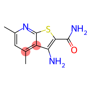 3-氨基-4,6-二甲基噻吩[2,3-B]吡啶-2-甲酰胺