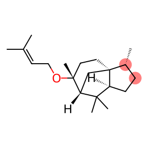 (3R,8aβ)-Octahydro-3β,6,8,8-tetramethyl-6β-[(3-methyl-2-butenyl)oxy]-1H-3aα,7α-methanoazulene