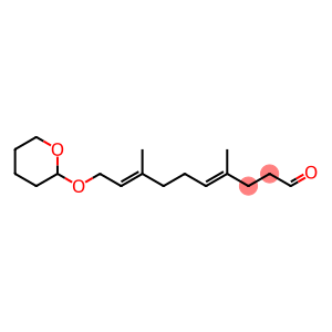 (4E,8E)-4,8-dimethyl-10-(2-oxanyloxy)deca-4,8-dienal