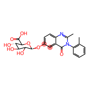 3,4-Dihydro-2-Methyl-3-(2-Methylphenyl)-4-oxo-6-quinazolinyl β-D-Glucopyranosiduronic Acid
