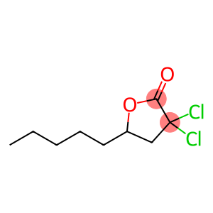 2(3H)-Furanone, 3,3-dichlorodihydro-5-pentyl-