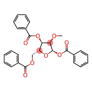 1,3,5-三-O-苯甲酰-2-O-甲基-2-C-甲基-A-D-呋喃核糖四苯甲酸酯