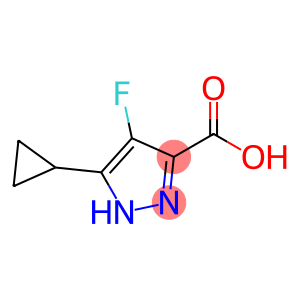 5-Cyclopropyl-4-fluoro-1H-pyrazole-3-carboxylic acid