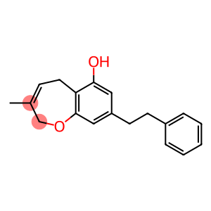 8-Phenethyl-3-methyl-2,5-dihydro-1-benzoxepin-6-ol