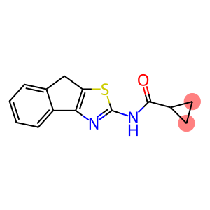 Cyclopropanecarboxamide, N-8H-indeno[1,2-d]thiazol-2-yl-