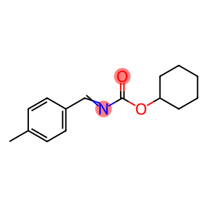 Carbamic acid, [(4-methylphenyl)methylene]-, cyclohexyl ester (9CI)