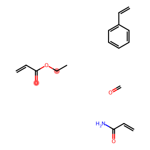 Styrene,acrylamide,ethyl acrylate,formaldehyde polymer,butylated