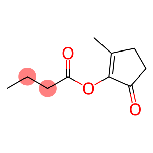 Butyric acid 2-methyl-5-oxo-1-cyclopentenyl ester