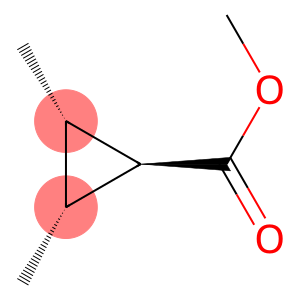 Cyclopropanecarboxylic acid, 2,3-dimethyl-, methyl ester, (1α,2α,3α)- (9CI)
