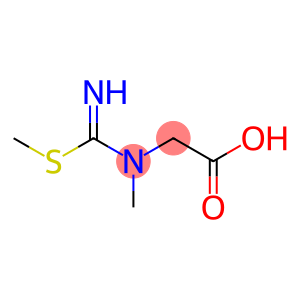 Glycine, N-[imino(methylthio)methyl]-N-methyl- (9CI)