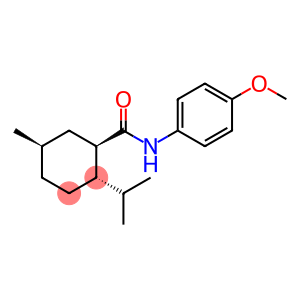 Cyclohexanecarboxamide, N-(4-Methoxyphenyl)-5-methyl-2-(1-methylethyl)-